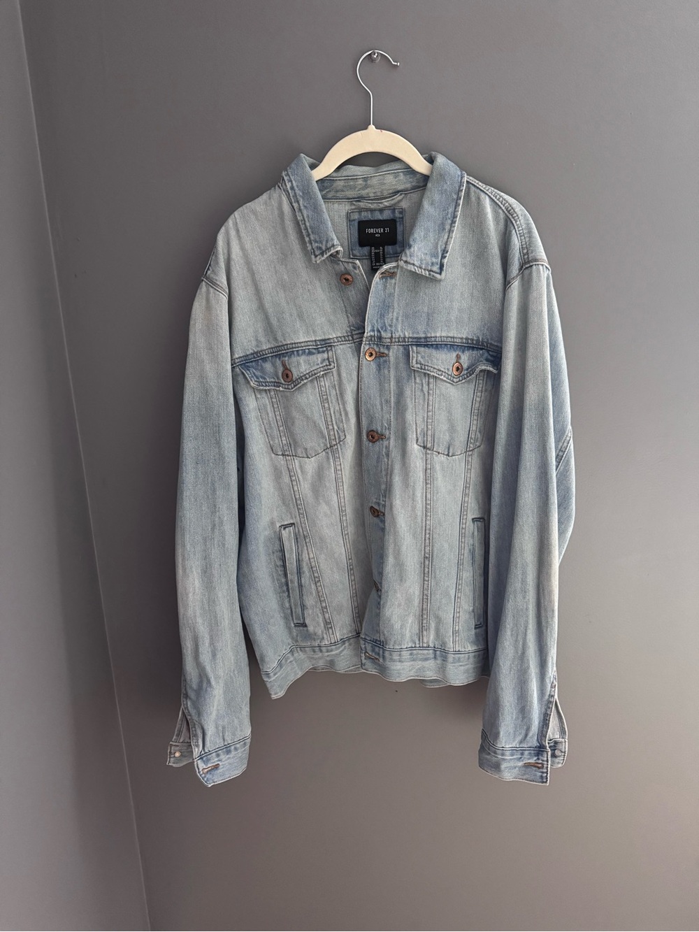 Forever 21 Light Blue Men's Denim Jacket